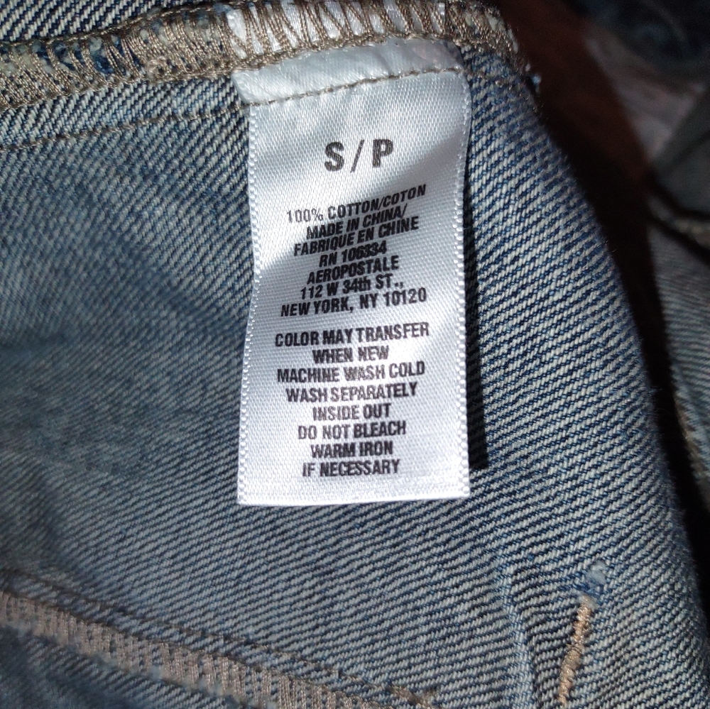 Aeropostale Jean Jacket S/P - Picture 11 of 11